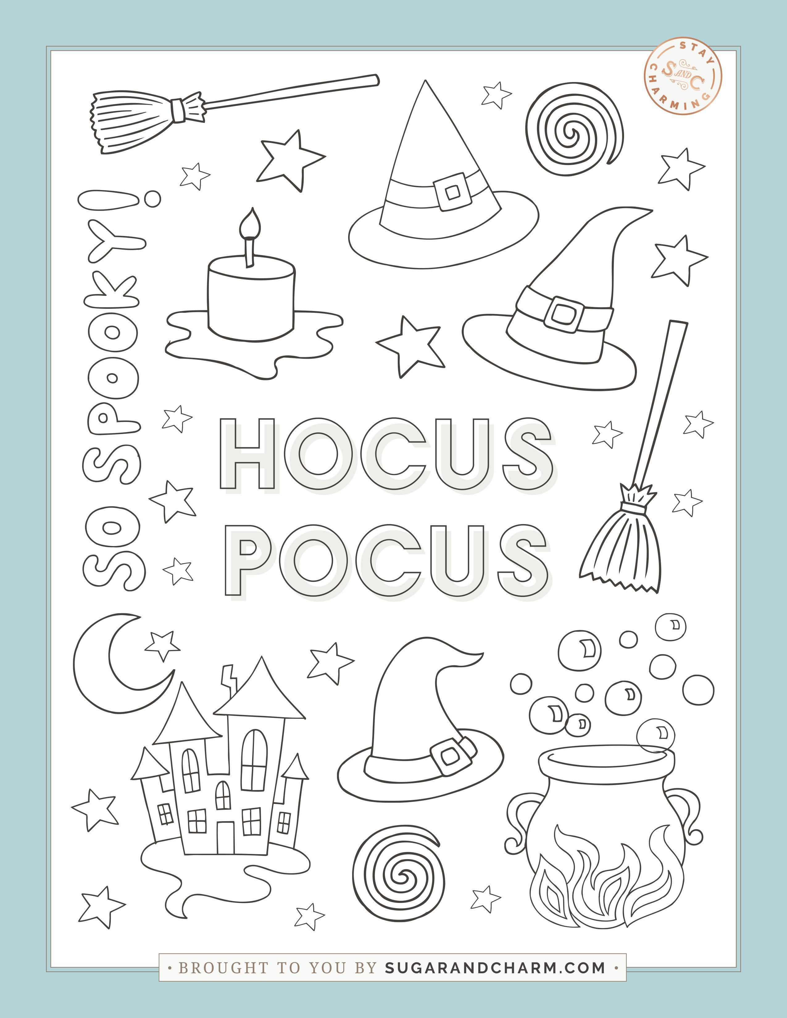 Halloween Coloring Contest Pages