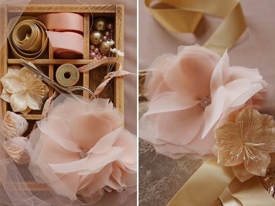 chiffon fabric flowers