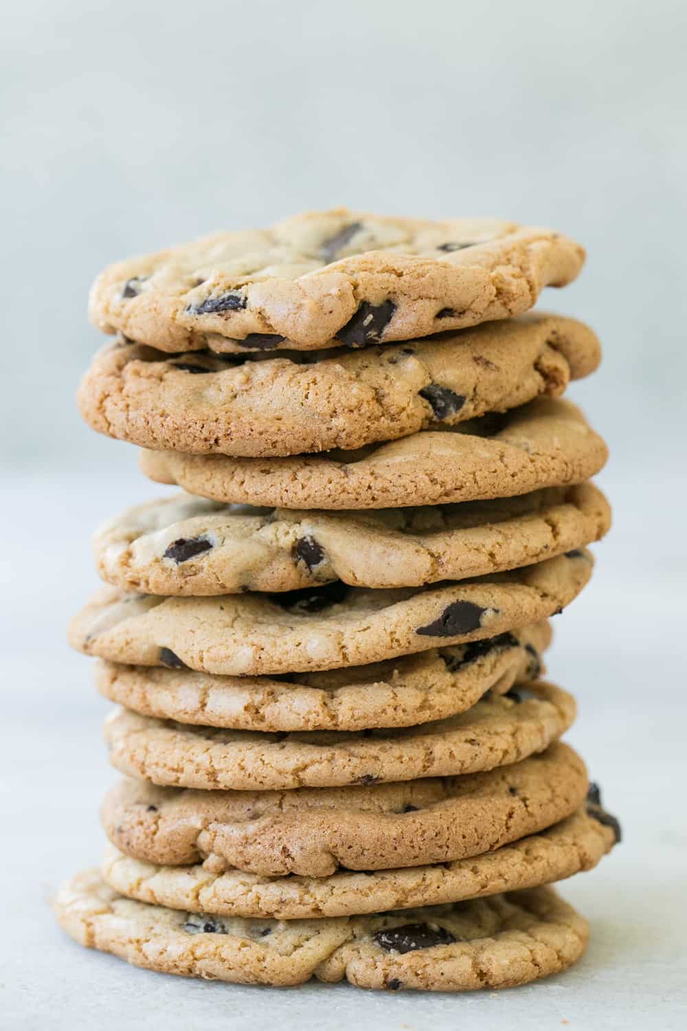 Butter-less Chocolate Chip Cookies - Sugar and Charm