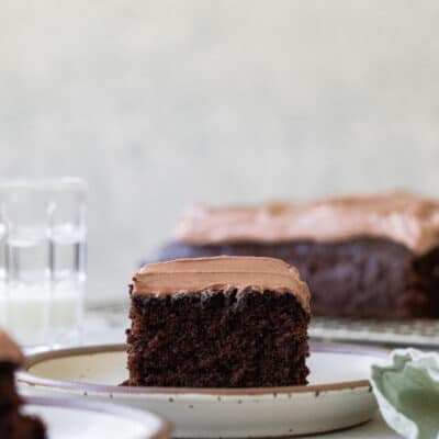 homemade chocolate cake