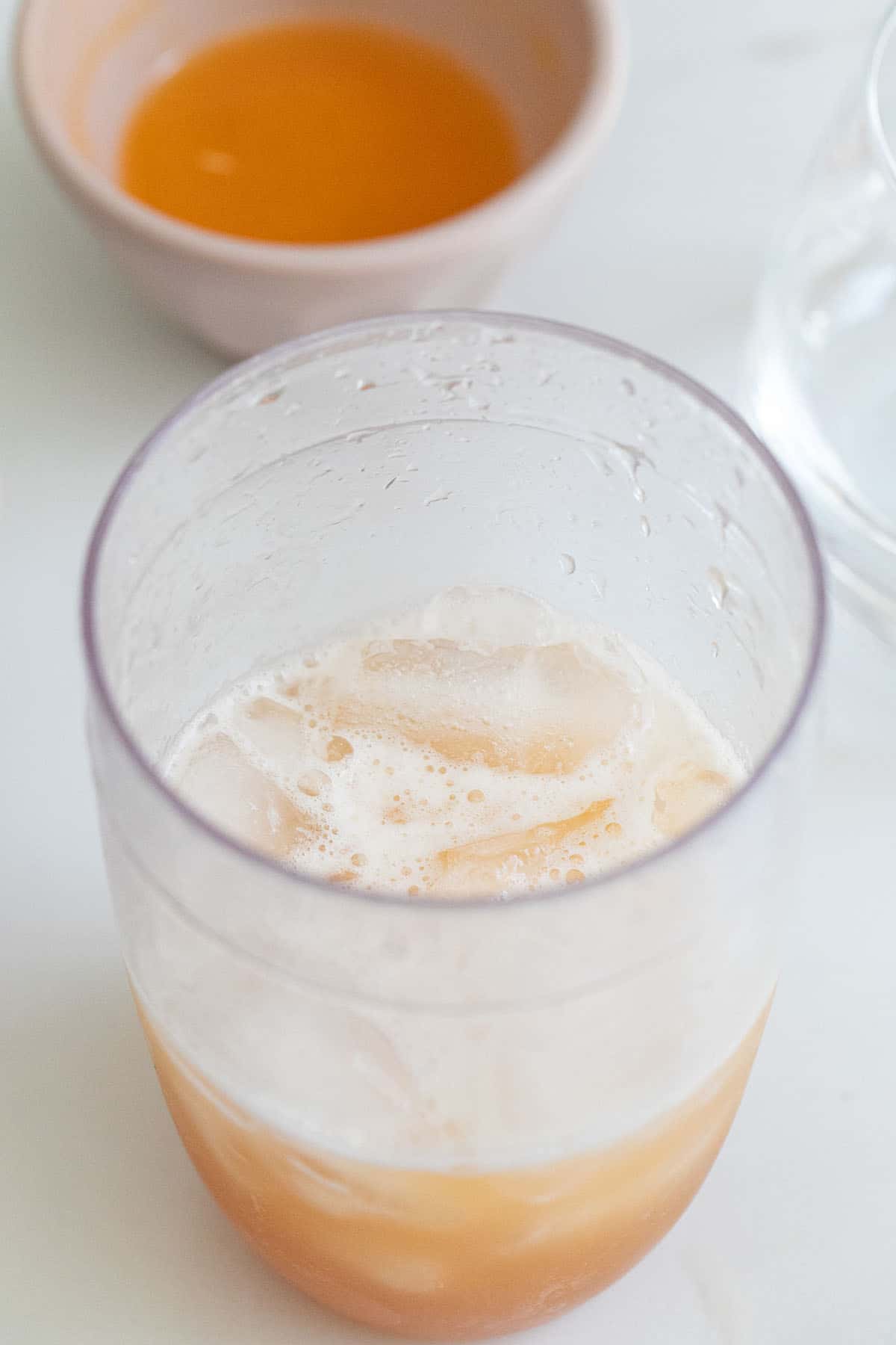 rum punch in a cocktail shaker