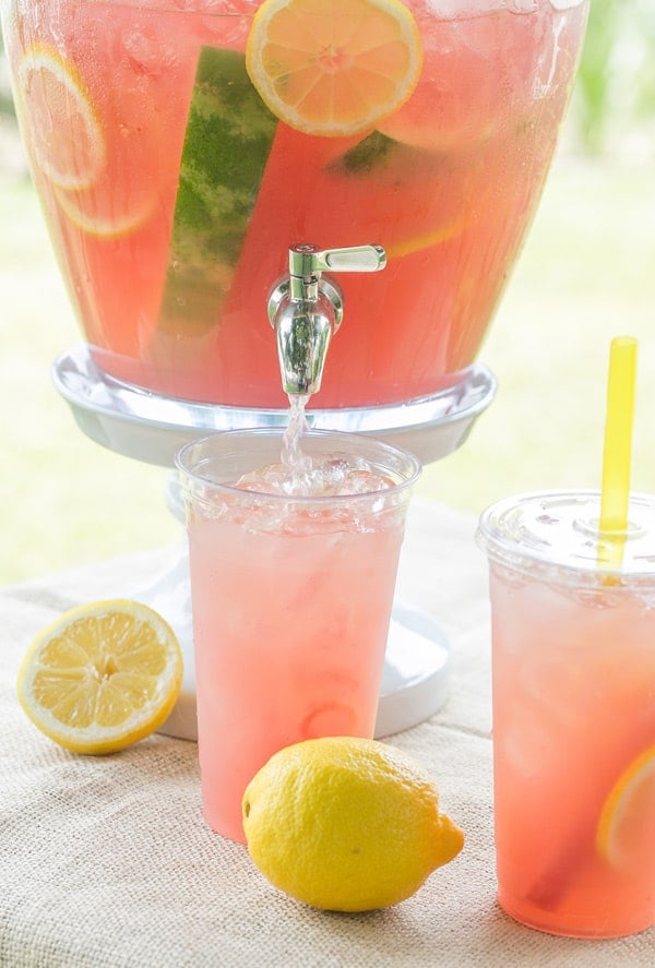 Watermelon Lemonade Recipe - Sugar and Charm Sugar and Charm