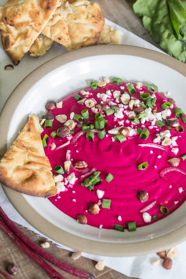 pink beet dip