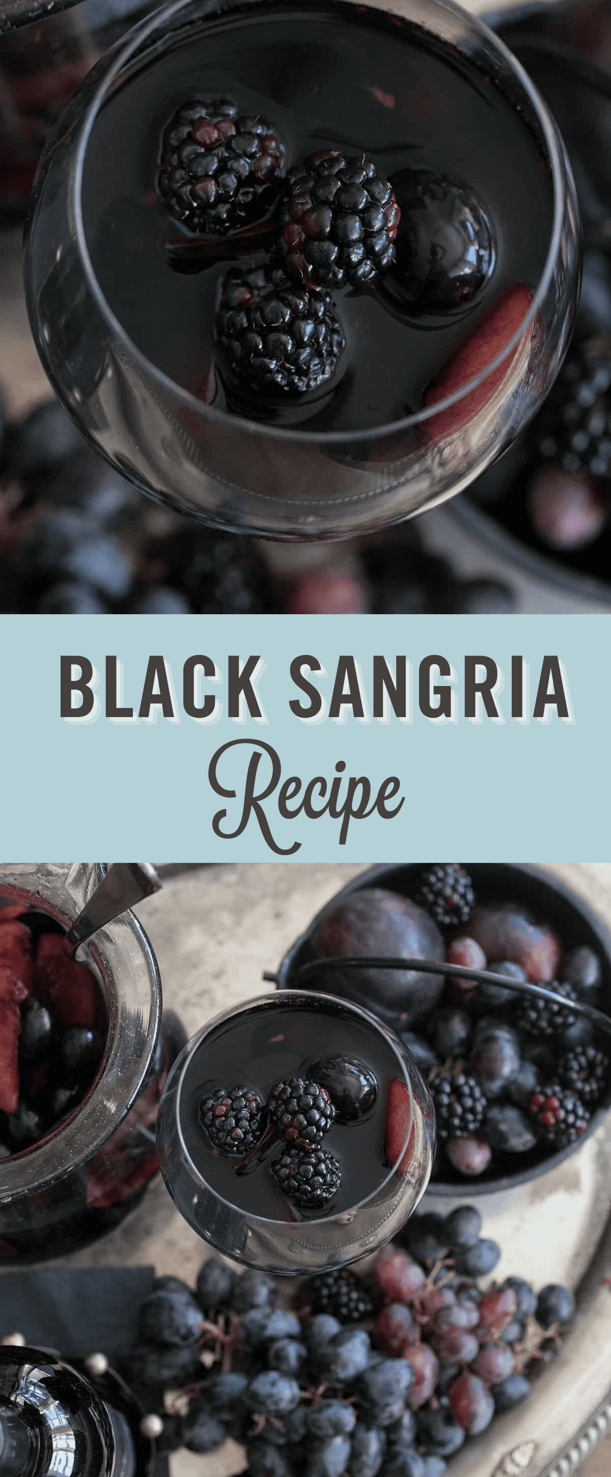 Black sangria images with text.