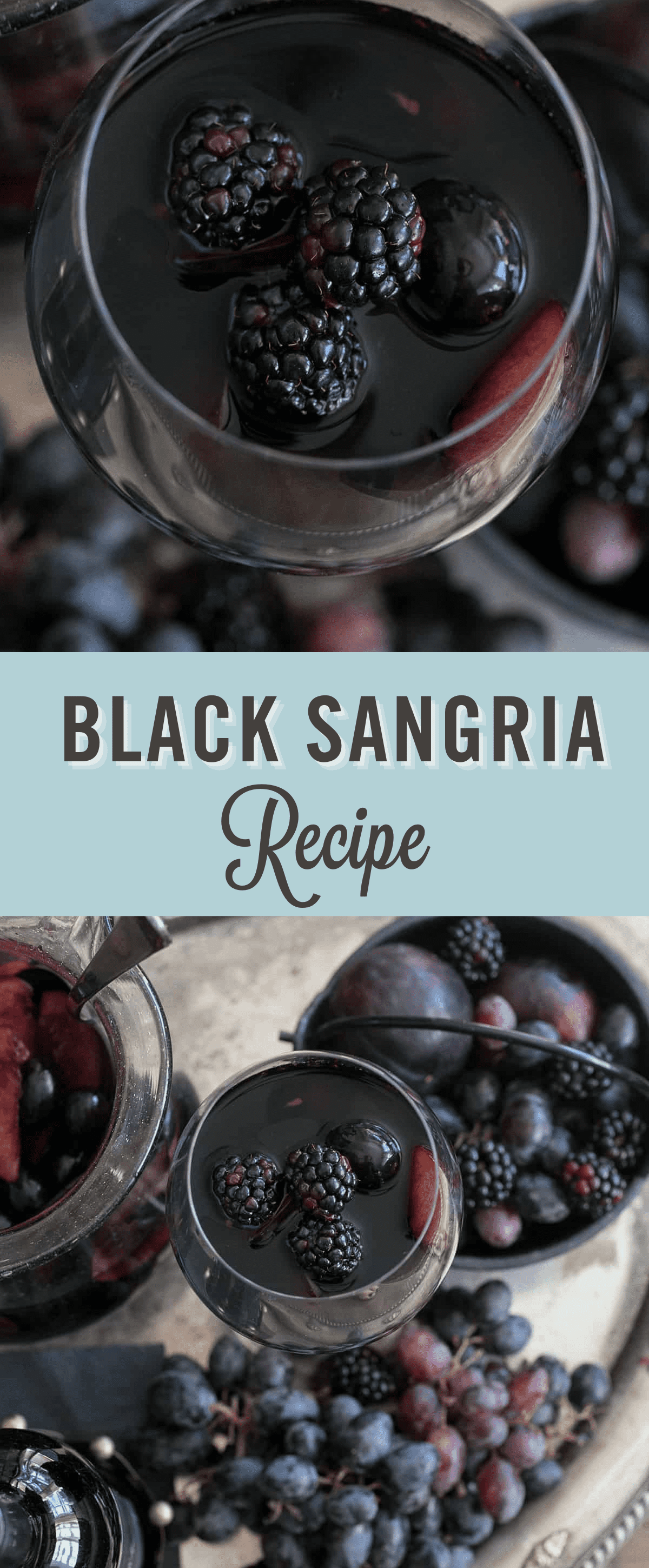 The Original Black Sangria Recipe - Sugar and Charm