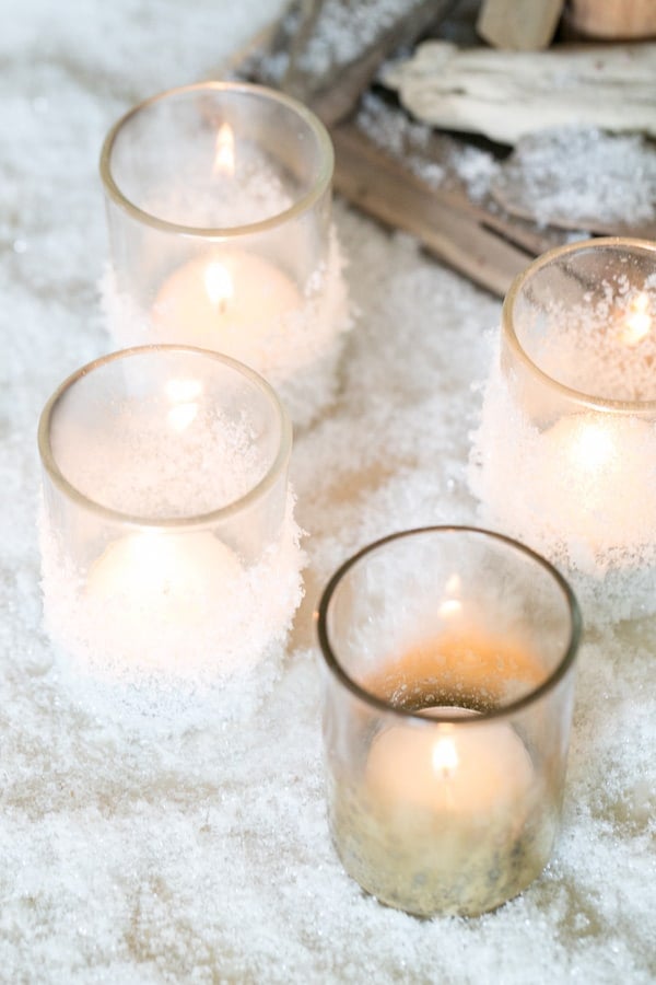 Votive Candle Holders on a table