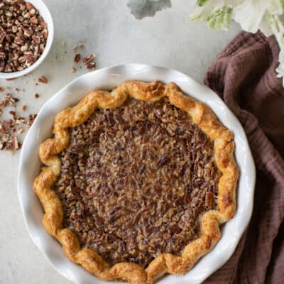 Pecan Pie Recipe with Brown Butter Rum