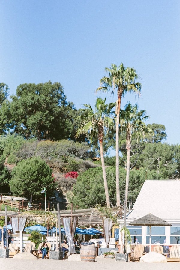 Paradise Cove Beach in Malibu 