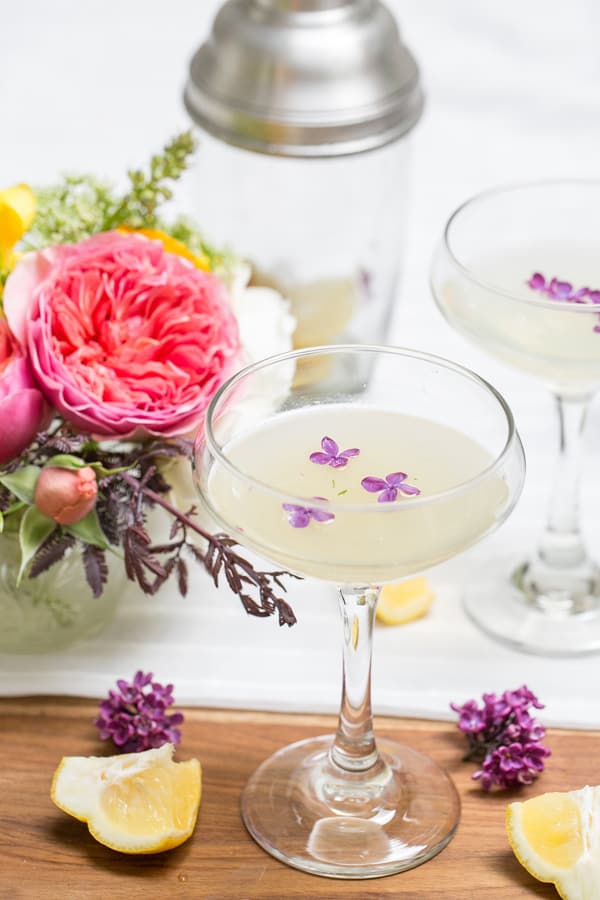 Lilac Pisco Sour