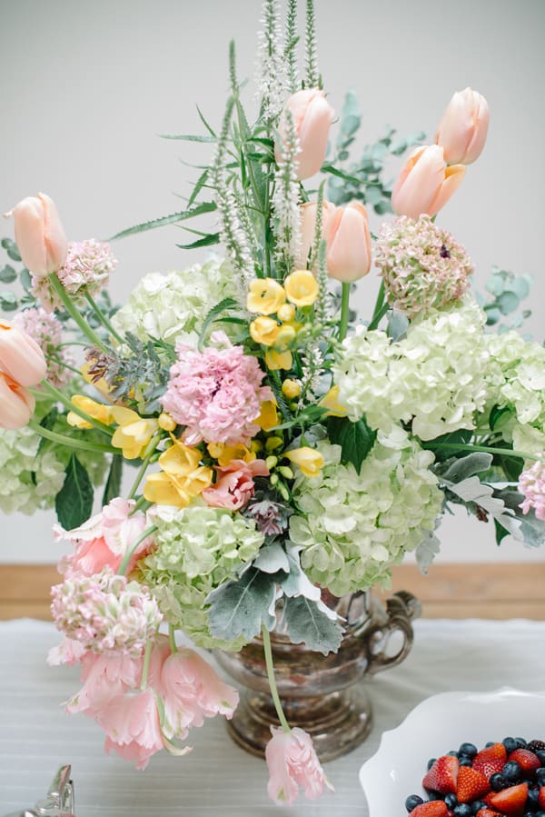 Flowers for a Mother's Day Backyard Tea Party