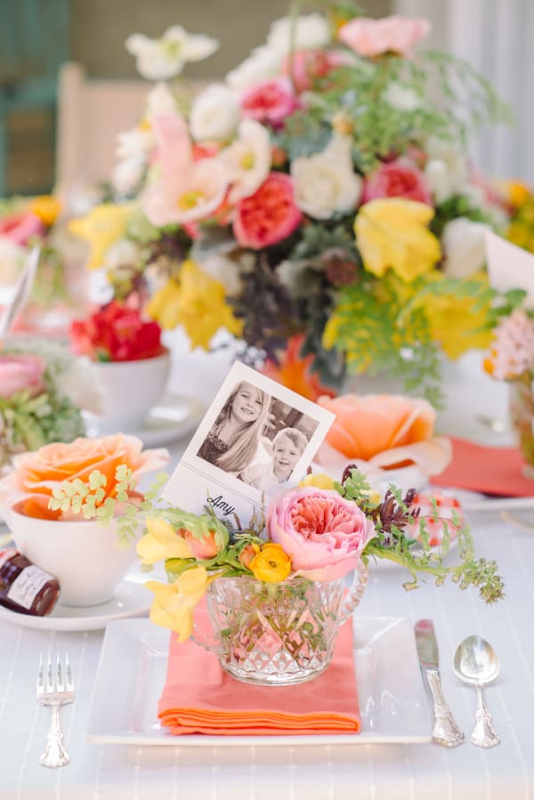 Flowers for a Mother's Day Backyard Tea Party