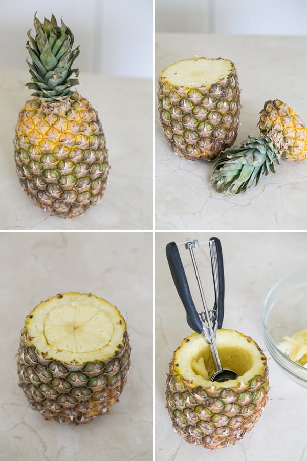 which drink is served in a pineapple 