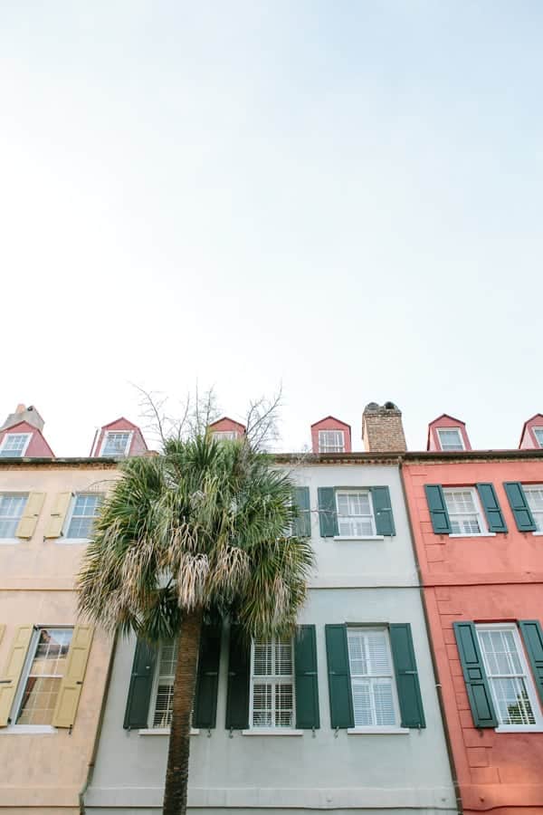 Charleston colorful houses