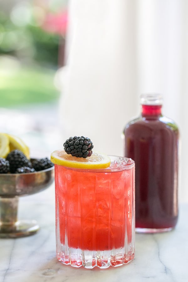 Blackberry Bramble Cocktail Recipe - Sugar and Charm Sugar and Charm