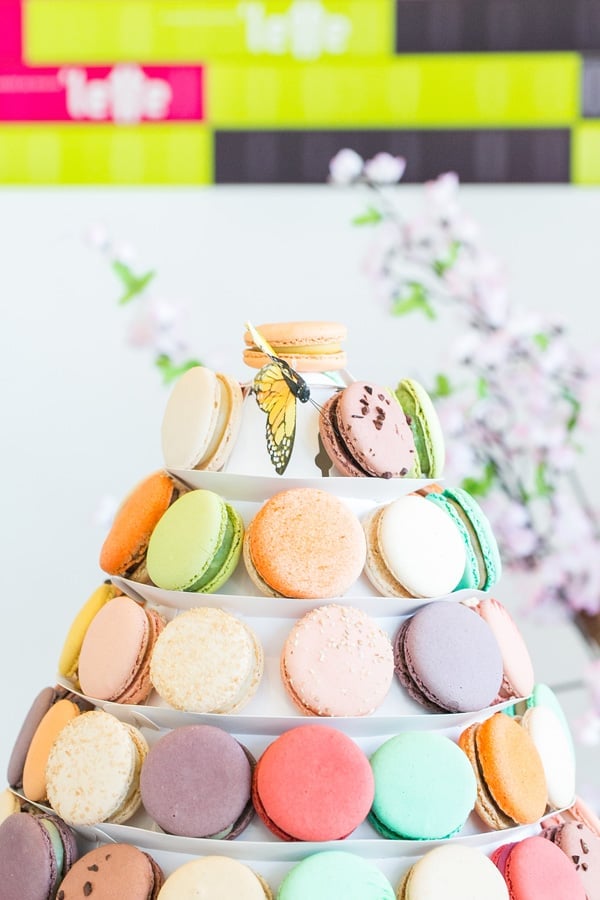 Macaron tower.