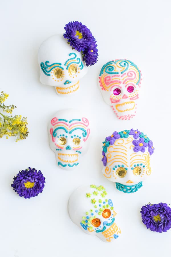 Mexican sugar skulls