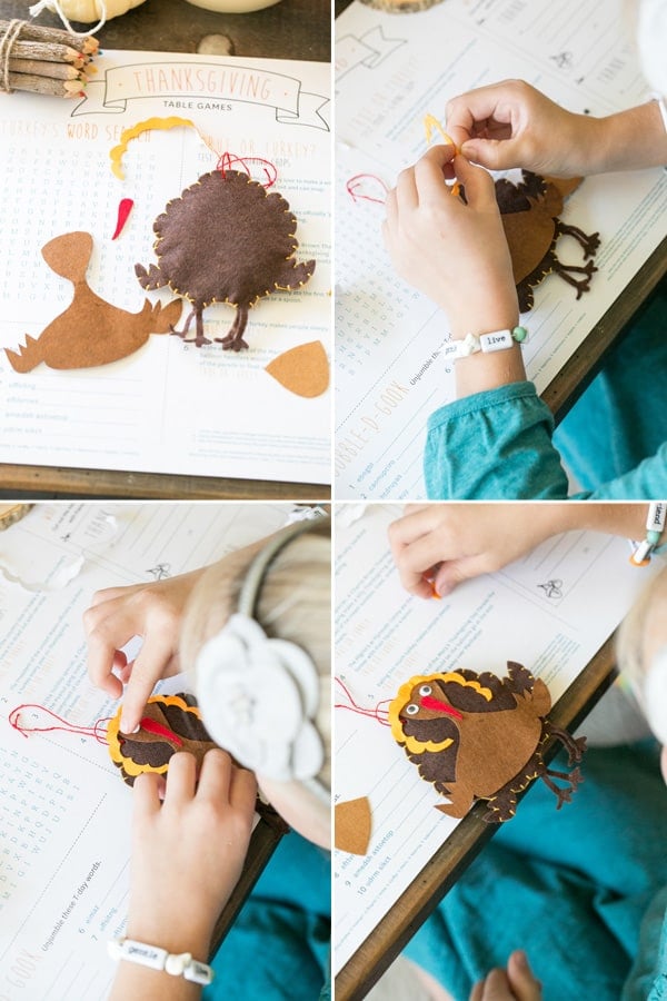 Thanksgiving craft ideas for kids and felt turkeys.