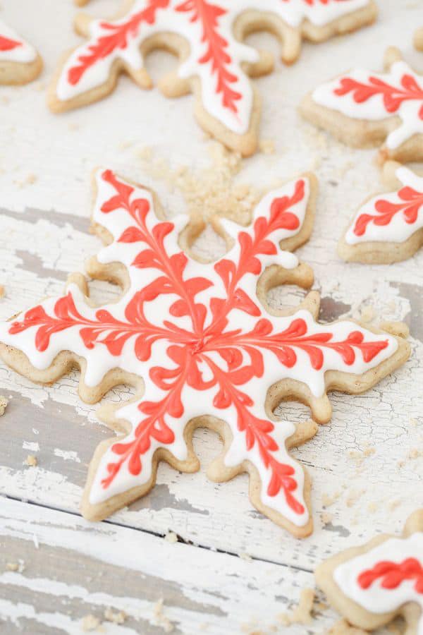 Charming Snowflakes cookies - cookie dough