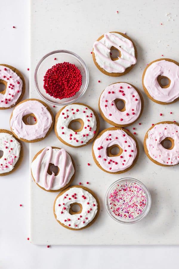 Christmas donuts cookies - holiday treats