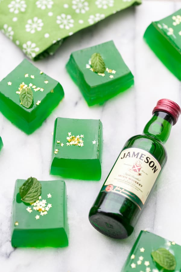 Jameson Irish Whiskey with jello shots.