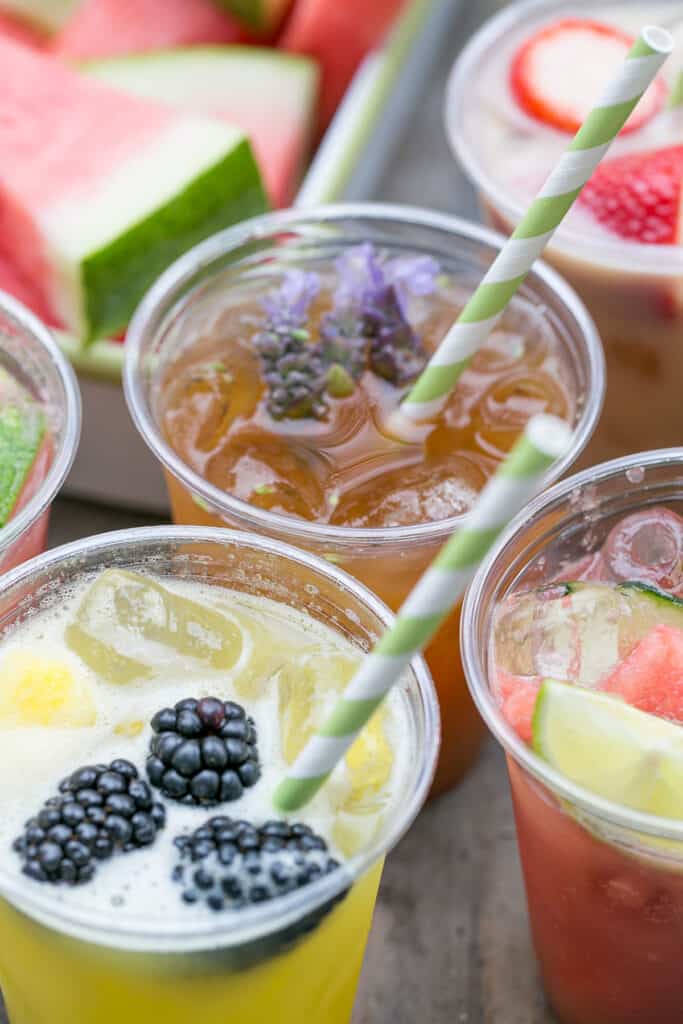 lavender agua fresca