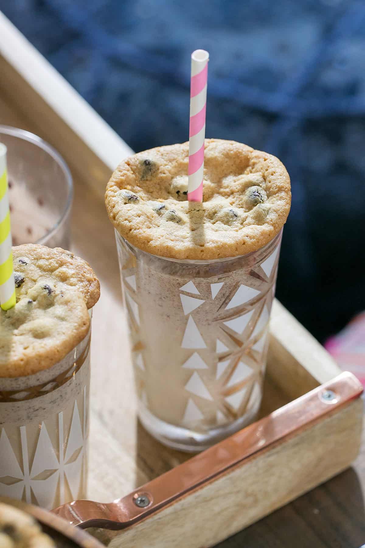 chocolate chip cookie milkshake