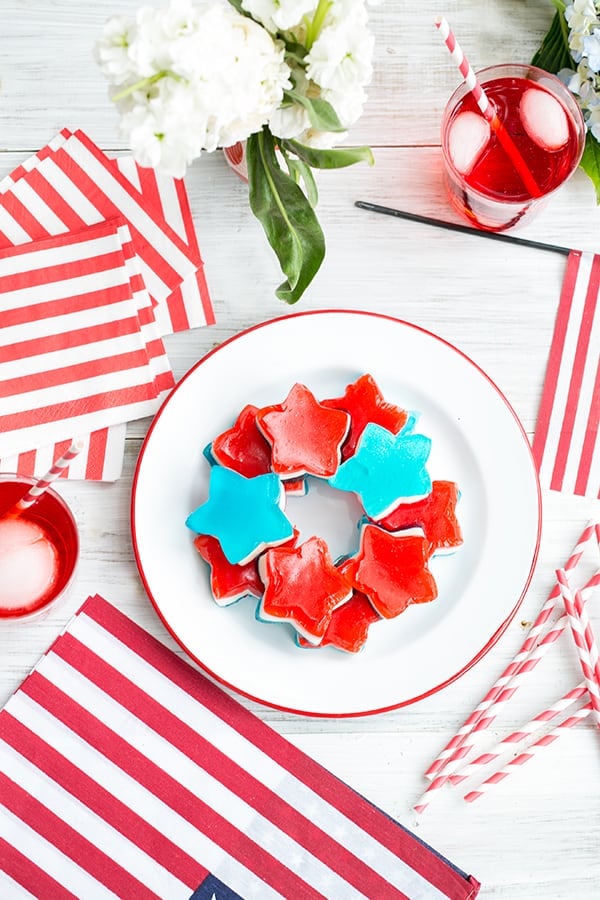 Spiked Red, White & Blue 4th of July Jello Shot Recipe