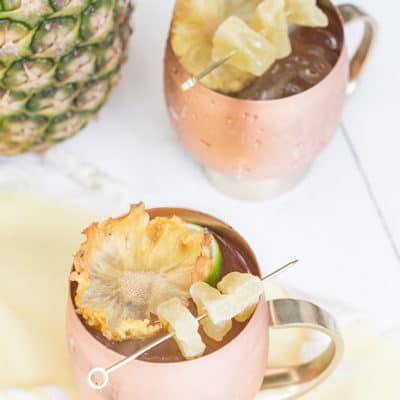 Pineapple and Ginger Moscow Mule