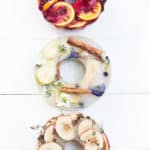 DIY fruit and floral ice rings