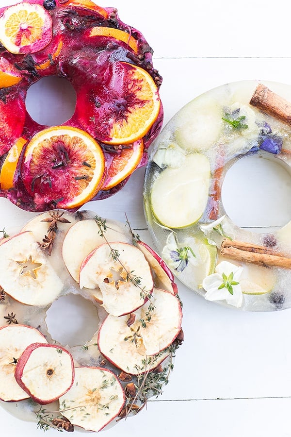 Make an Ice Ring, Ice Cups, or Ice Shards to Keep Punch Cool