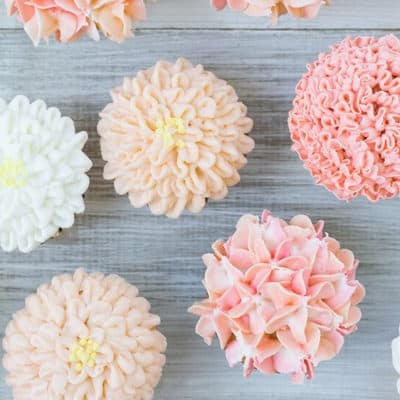 Cupcake Frosting Ideas – Floral Frosting Cupcakes