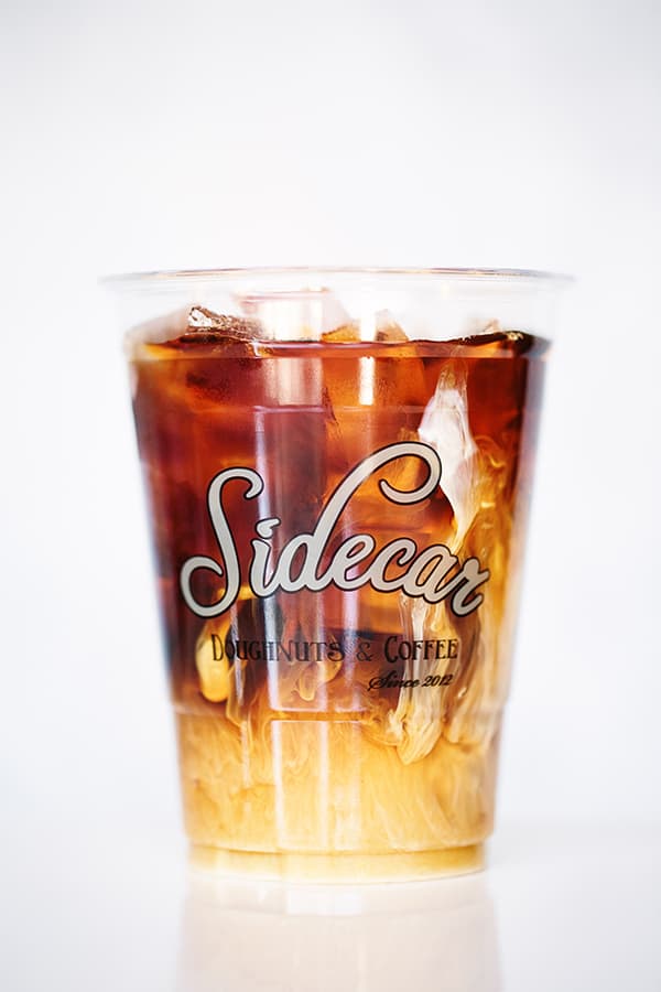 Sidecar Doughnuts iced coffee