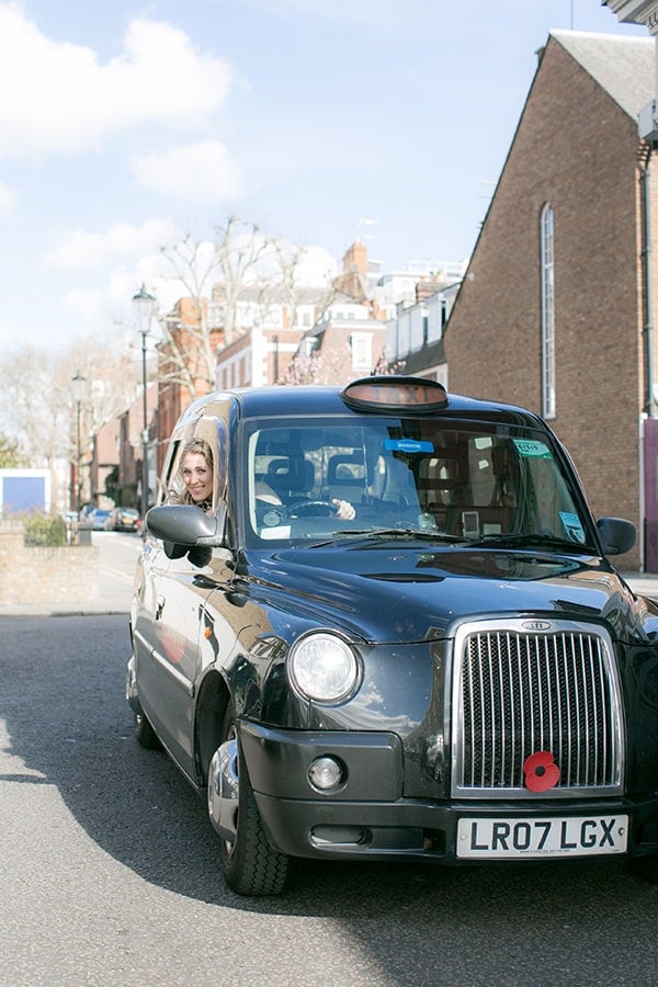 Driving a taxi in London 