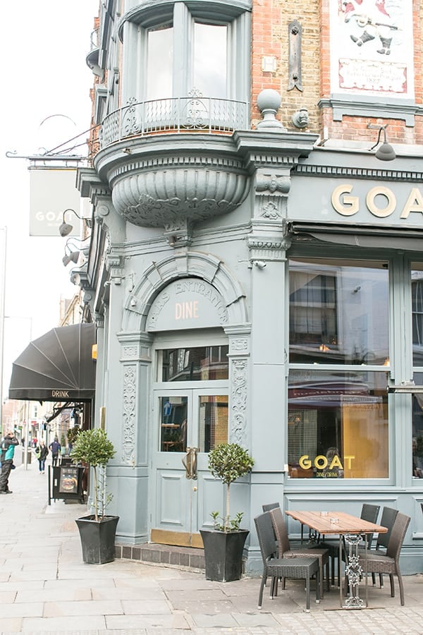 GOAT restaurant in London 