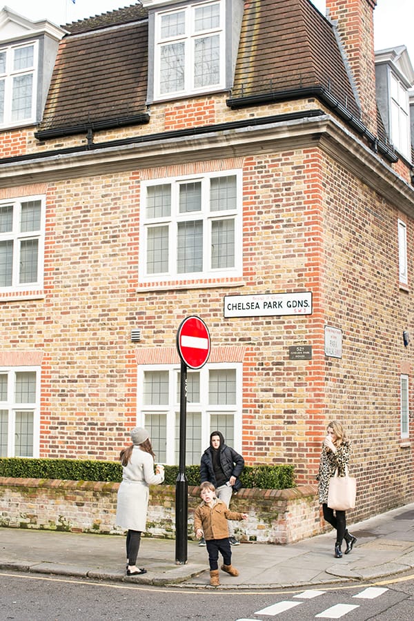 Standing on a London street corner 