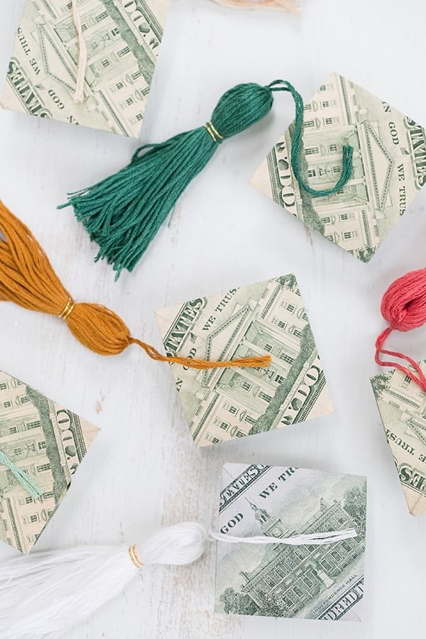 Origami Money Graduation Caps Tassels Sugar And Charm