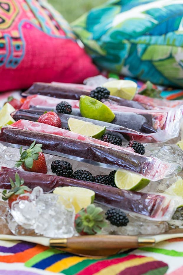 Frozen Margarita Ice Pops Sugar and Charm Sugar and Charm