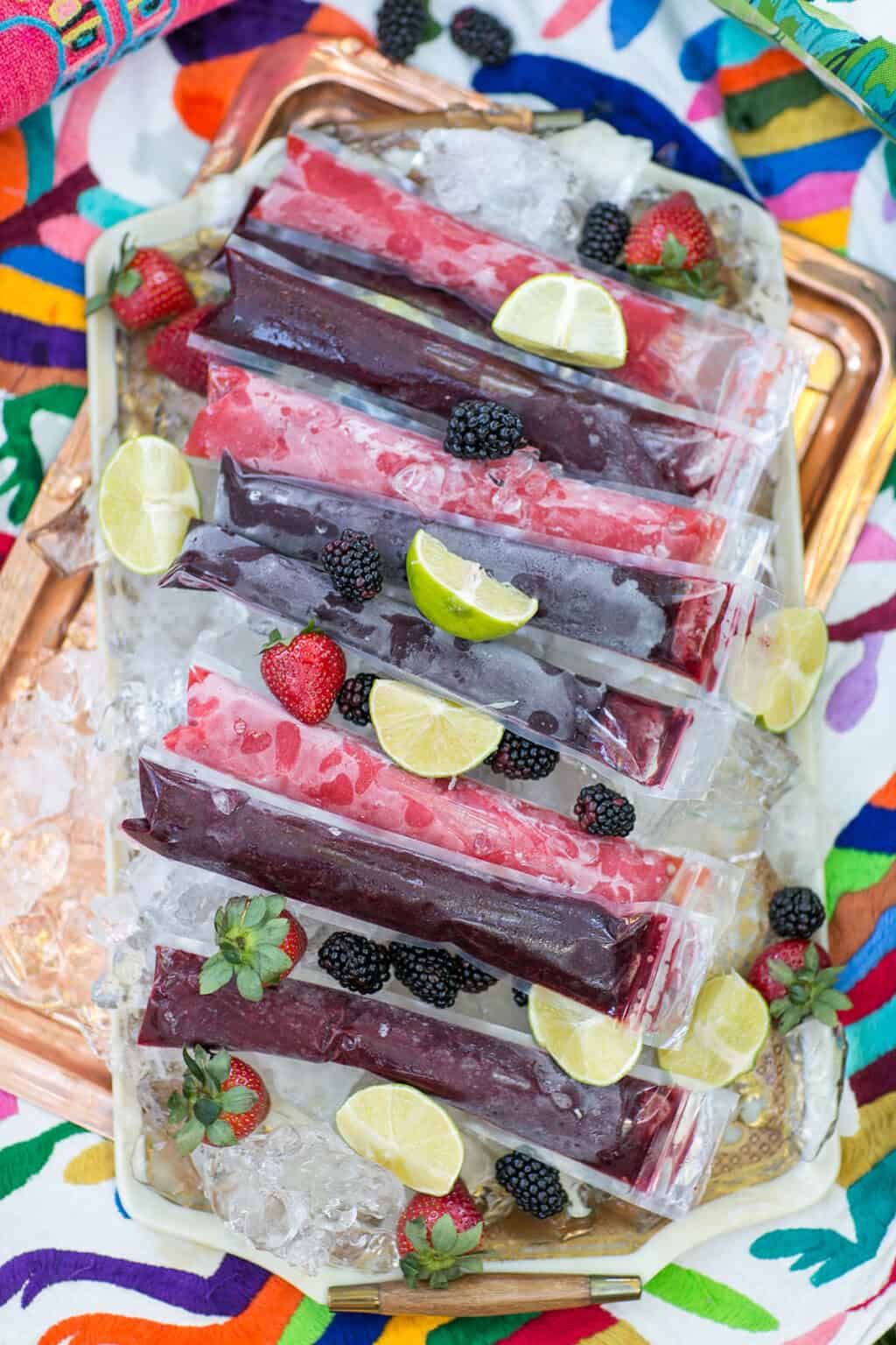 Frozen Margarita Popsicles Sugar and Charm