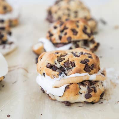Chocolate Chip Biscuit S’mores!