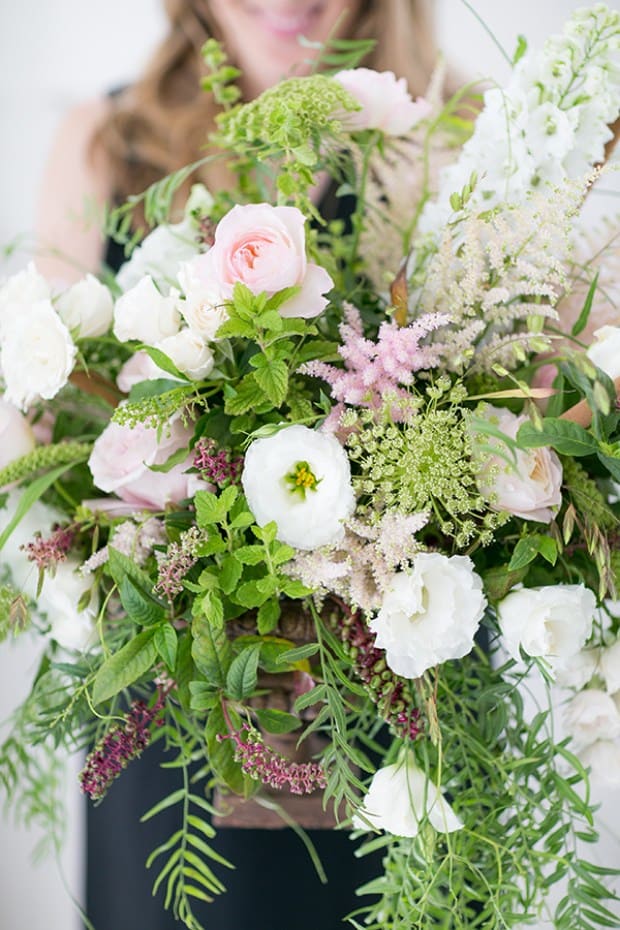 Close up of floral bouquet