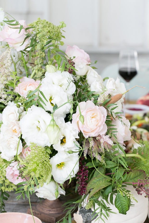 close up of flowers on a table - creative charcuterie board ideas, ultimate charcuterie board