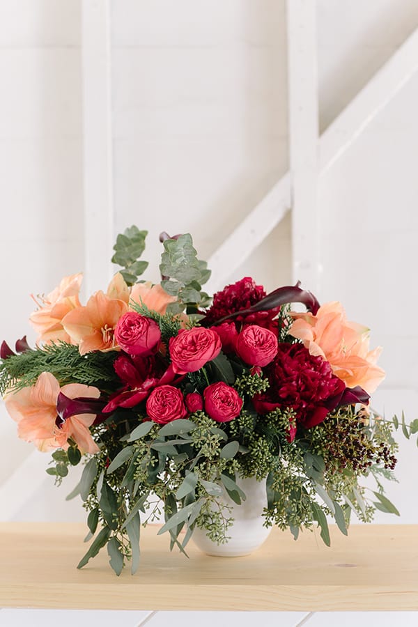 Christmas floral arrangements 