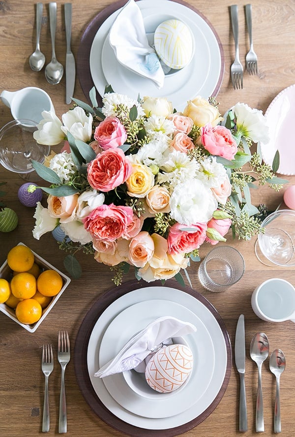 Eden Passante styles an Easter brunch for Crate and Barrel.