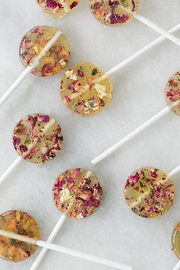 Homemade Rose Lollipops! - Sugar and Charm