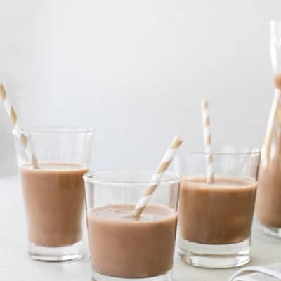 Homemade Almond Milk – Chocolate Flavor