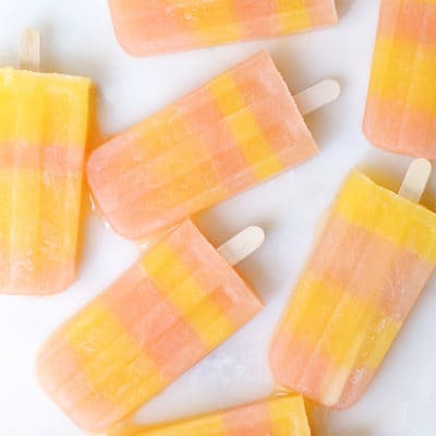 Layered Greyhound Cocktail Popsicle