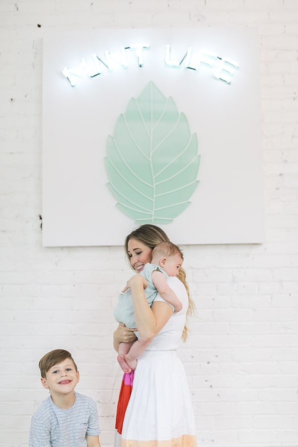 Eden Passante and kids at the Museum of ice cream in los angeles.