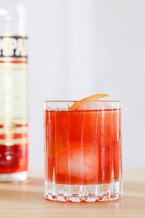 Negroni cocktail recipe from Classic Cocktails Sugar and Charm