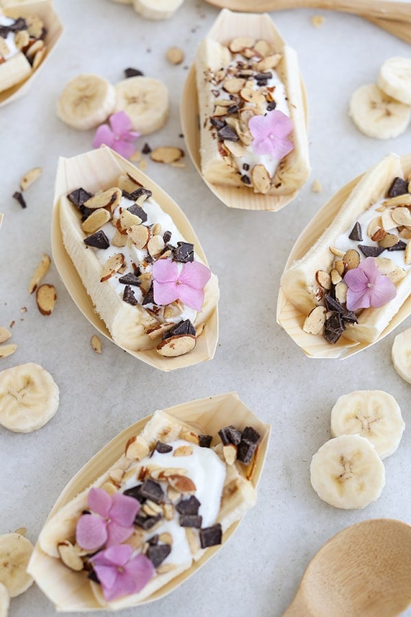 mini banana splits