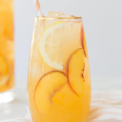 A refreshing and Light Peach lemonade Recipe